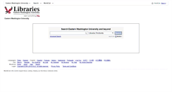 Desktop Screenshot of ewu.worldcat.org