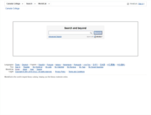 Tablet Screenshot of canadacollege.worldcat.org
